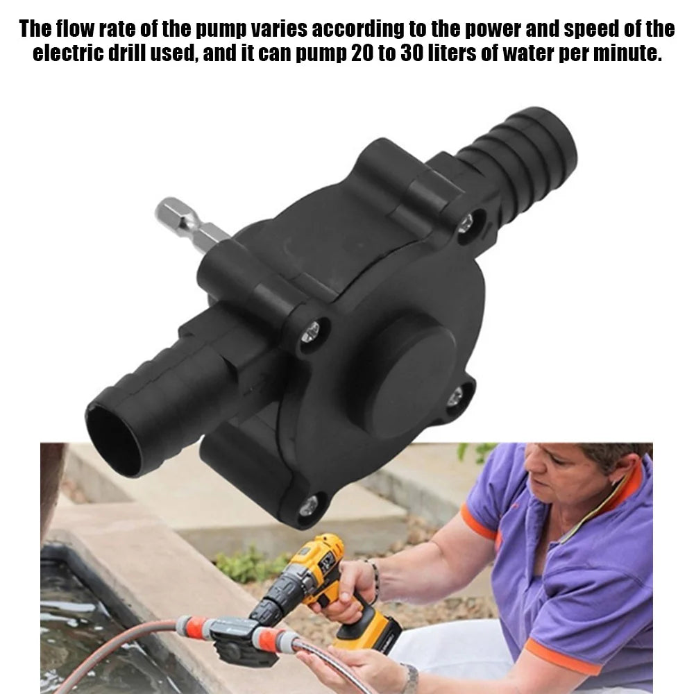 Drill-Powered Water Pump