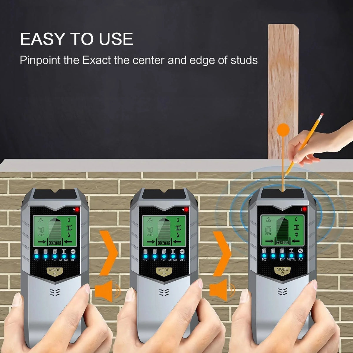 5-in-1 Wall Scanner & Stud Finder