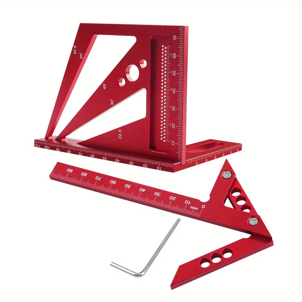 Aluminum Carpenter Square & Protractor