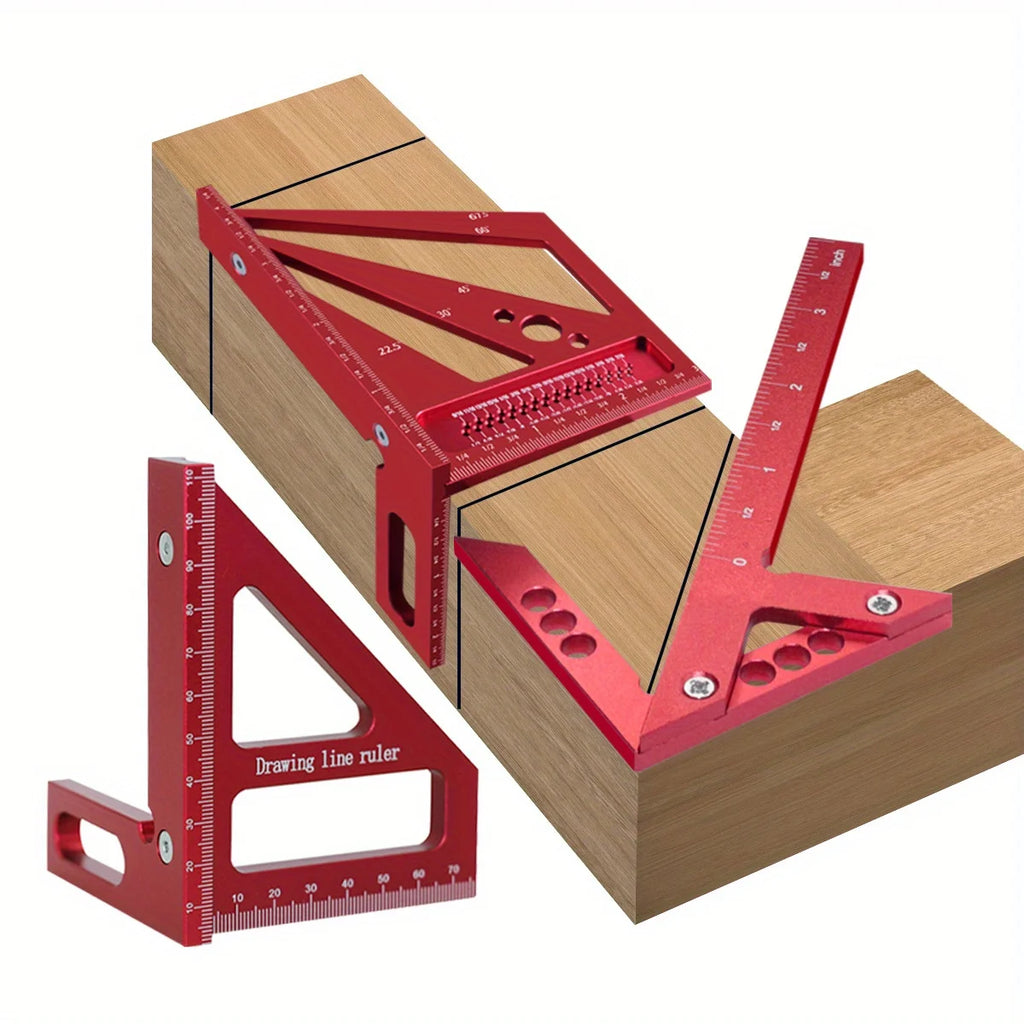 Aluminum Carpenter Square & Protractor