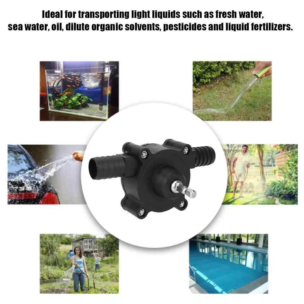 Drill-Powered Water Pump