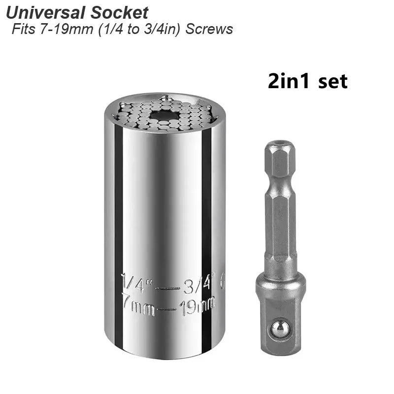 Universal Socket Wrench Set (7-19mm)